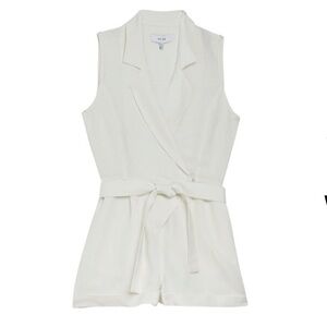 Reiss linen white romper